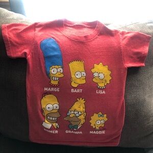 The Simpsons kids unisex shirt size 6/7